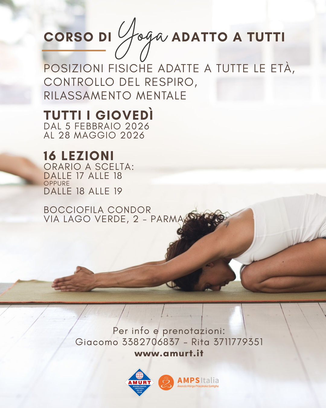 Yoga febbraio - maggio 2026