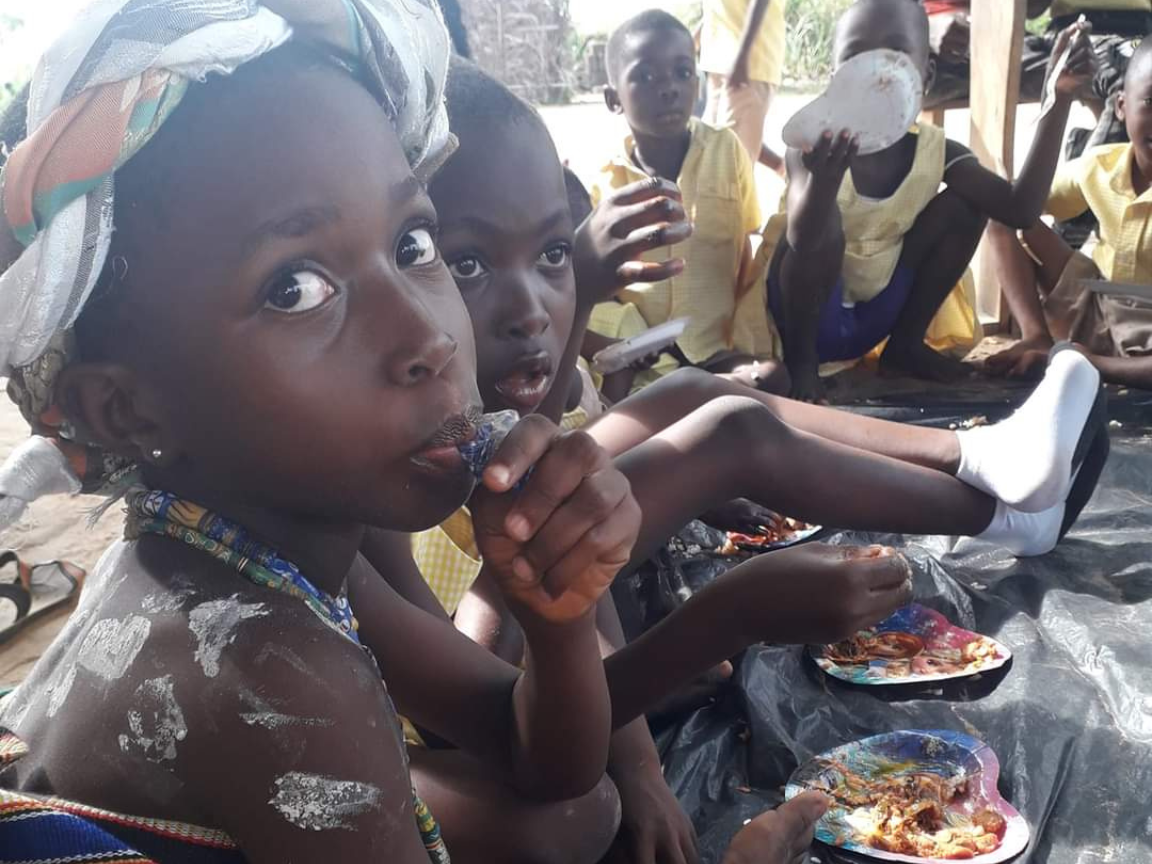 Colazione bimbi Ghana